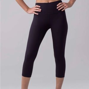 Lululemon Wunder Under Crop (Hi-Rise) *Full-On Luxtreme 21"
